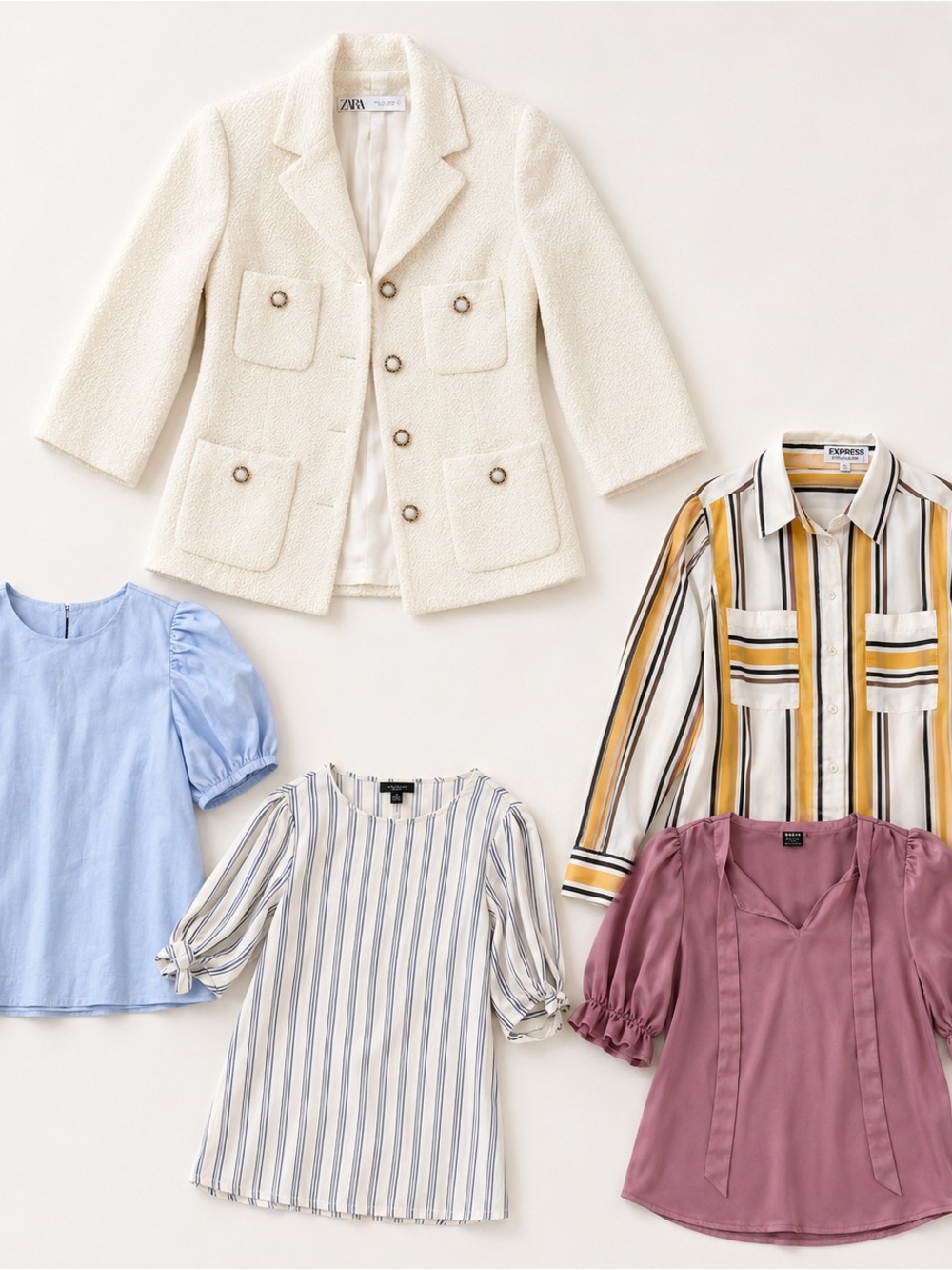 Women’s Business Professional Clothing Lot Size M Zara Ann Taylor Express 5PC
